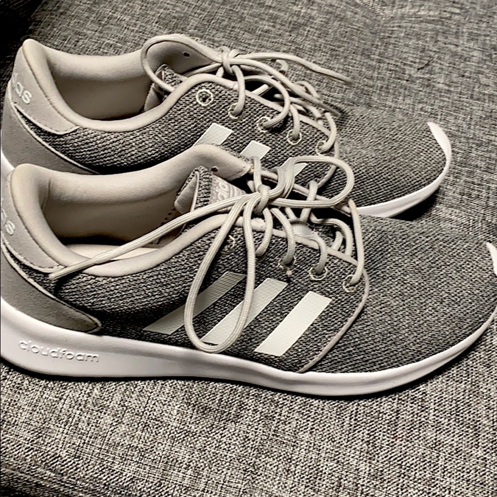 Grey Adidas Cloudfoam Shoes